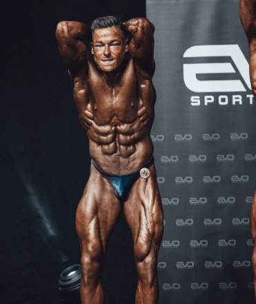Bodybuilding Wettkampfbild von Valentin Uttenweiler
