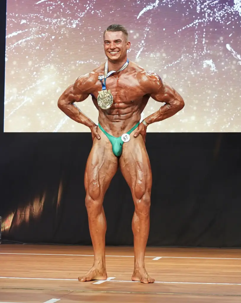 Bodybuilding Wettkampfbild von Lukas Häuser