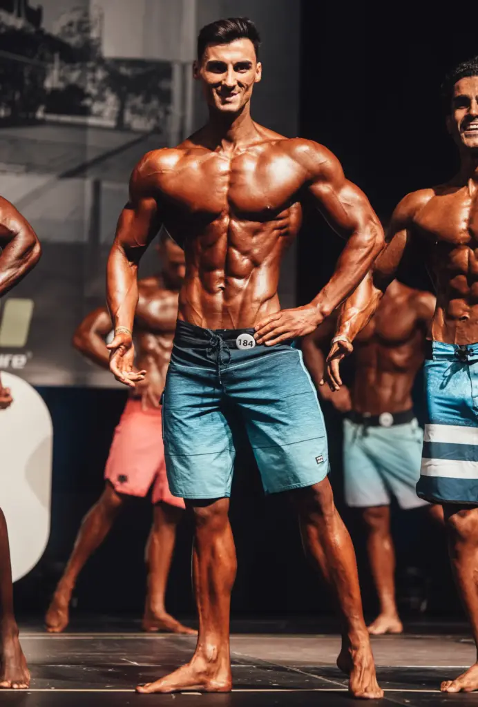 Bodybuilding Wettkampfbild von Besart Miftaraj